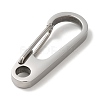 Non-Tarnish 304 Stainless Steel Keychain Clasps STAS-G321-02P-2