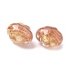 Two Tone Transparent Acrylic Beads OACR-D304-01F-2