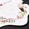 Paper Jewelry Earring Display Cards DIY-B061-03C-3