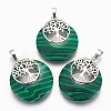 Natural & Synthetic Gemstone Pendants G-F573-C-2