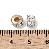 Alloy Rhinestone Clay Pave Beads ALRI-D300-01G-02-3