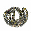 Electroplate Glass Beads Strands X-EGLA-Q094-A18-2