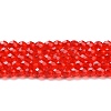 Transparent Glass Beads Strands LS-GLAA-H021-04-25-2