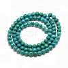 Synthetic Turquoise Beads Strands X-G-Q954-23-4.5mm-2