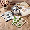 Kissitty 50Pcs 5 Style Cotton and Linen Packing Pouches ABAG-KS0001-02-6