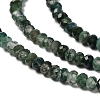 Natural Moss Agate Beads Strands X-G-C228-A01-3x4mm-4