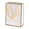 Rectangle Paper Bags with Ribbon Handles CARB-L011-01B-01-1