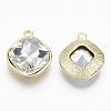 Golden Plated Alloy Pendants X-PALLOY-N154-03E-2