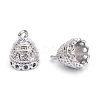 Rack Plating Alloy Pendant Bail PALLOY-Q332-30P-LF-1