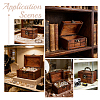 Retro Rectangle Wooden Storage Treasure Chests for Trinkets AJEW-WH0871-84B-5