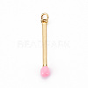 Brass Enamel Pendants KK-S362-032K-NR-1