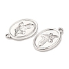 304 Stainless Steel Pendants STAS-I358-12P-13-2