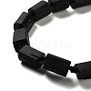 Natural Black Tourmaline Beads Strands G-F716-01-4