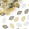 100Pcs Leaf Iron Pendants KK-FS0001-98-3