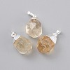 Natural Citrine Pendants X-G-G845-07S-10-1