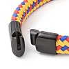Microfiber Leather Braided Cord Bracelets Braided Cord Bracelets BJEW-E345-03C-3