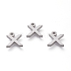 Tarnish Resistant 304 Stainless Steel Pendants STAS-A045-05P-1