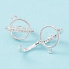 Rack Plating Brass Pave Clear Cubic Zirconia Bead Cage Pendants KK-G464-10S-3