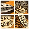 Laser Cut Wooden Wall Sculpture WOOD-WH0101-002-4