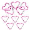 5Pcs Zinc Alloy Spring Gate Rings FIND-TA0009-73M-1