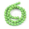 Synthetic Turquoise Beads Strands TURQ-G106-8mm-02B-3