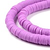 Handmade Polymer Clay Beads Strands CLAY-R089-6mm-Q061-3