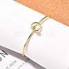 304 Stainless Steel Bangle X-BJEW-H530-01G-6