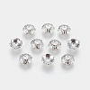 6-Petal Tibetan Style Alloy Flower Bead Caps TIBE-S220-P-RS-2