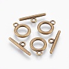 Alloy Toggle Clasps LS-TIBE-EA774Y-AB-RS-2