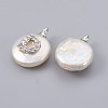Natural Cultured Freshwater Pearl Pendants PEAR-F008-30P-D-2