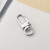 Alloy Swivel Clasps X-PURS-PW0001-425P-1