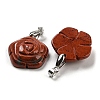 Natural Red Jasper Carved Pendants G-I319-02P-A05-2