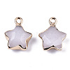 Natural White Jade Pendants X-G-N326-36K-2