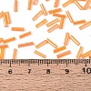 Glass Round Bugle Beads LS-GLAA-WH0031-50E-4