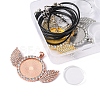 DIY Wing Pendant Necklace Making Kit DIY-FS0003-05-3