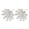 Brass Stud Earring Findings LS-KK-Z099-05P-01-1