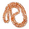 Electroplate Glass Beads Strands EGLA-D018-3x3mm-50-2