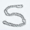 Natural Sesame Jasper/Kiwi Jasper Beaded Multi-use Necklaces/Wrap Bracelets NJEW-K095-B02-1