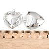 Rack Plating Brass Locket Pendants KK-F090-02P-2