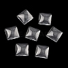 Transparent Glass Square Cabochons GGLA-S022-10mm-4