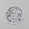 Polyester Iron on/Sew On Patches PATC-WH0022-04C-1