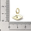 Brass Micro Pave Cubic Zirconia Charms KK-E092-08G-01-3