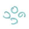 Spray Painted Iron Open Jump Rings IFIN-T017-04B-09-1
