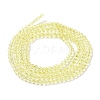 Transparent Glass Beads Strands GLAA-H021-03-04-4
