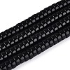 Opaque Solid Color Glass Beads Strands GLAA-N026-4x8mm-11-1