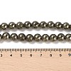 Natural Pyrite Beads Strands G-A250-A01-01-5