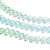 Transparent Painted Glass Beads Strands DGLA-A034-T4mm-A16-4