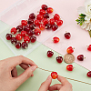 40Pcs 2 Colors Plastic Pendants KY-PH0001-64-3