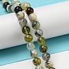 Natural Green Opal Beads Strands G-R494-A11-02-4