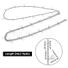   2M 304 Stainless Steel Cuban Link Chain CHS-PH0001-07-2